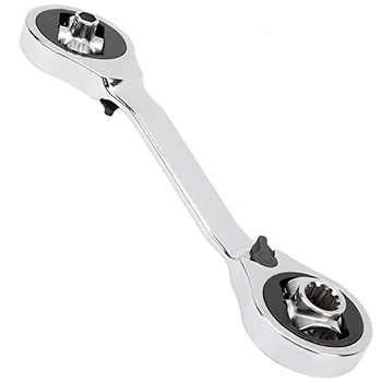 52 In1 Double Head Wrench Socket Wrench Rotary Spanner Work 360 Degree Rotation Spanner Universal Furniture Car Repair Hand Tool