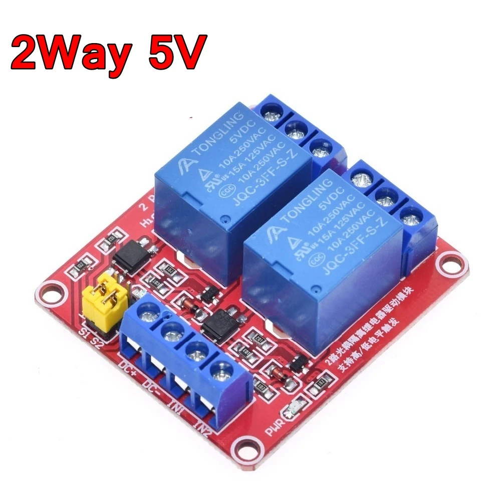5V 2 Channel Red