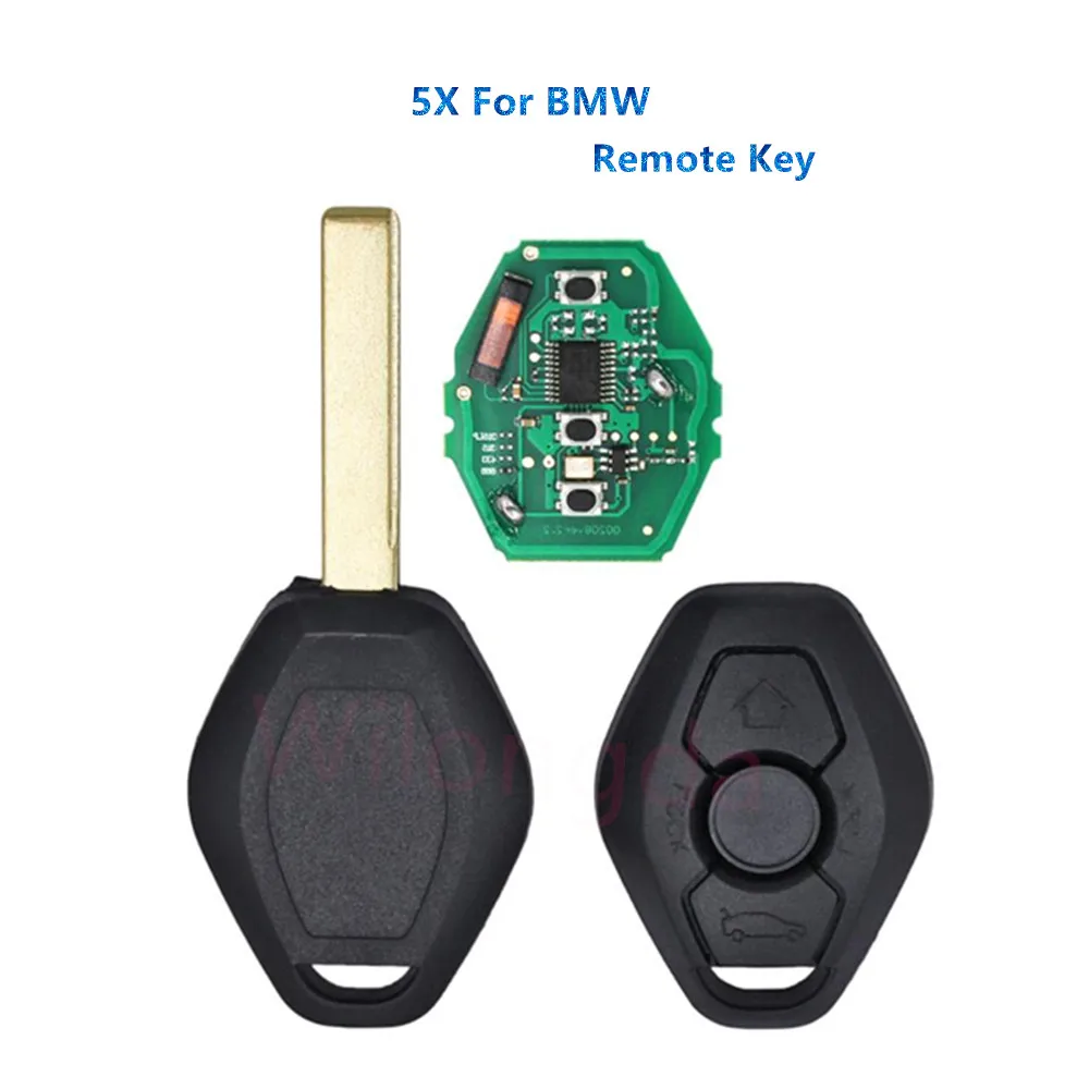 

New ID46 Chip Car Remote Key Fob 433MHZ 868MHZ 315MHz For BMW 3 5 7 Series CAS2 System Replacement Smart Control HU58 HU92 Key