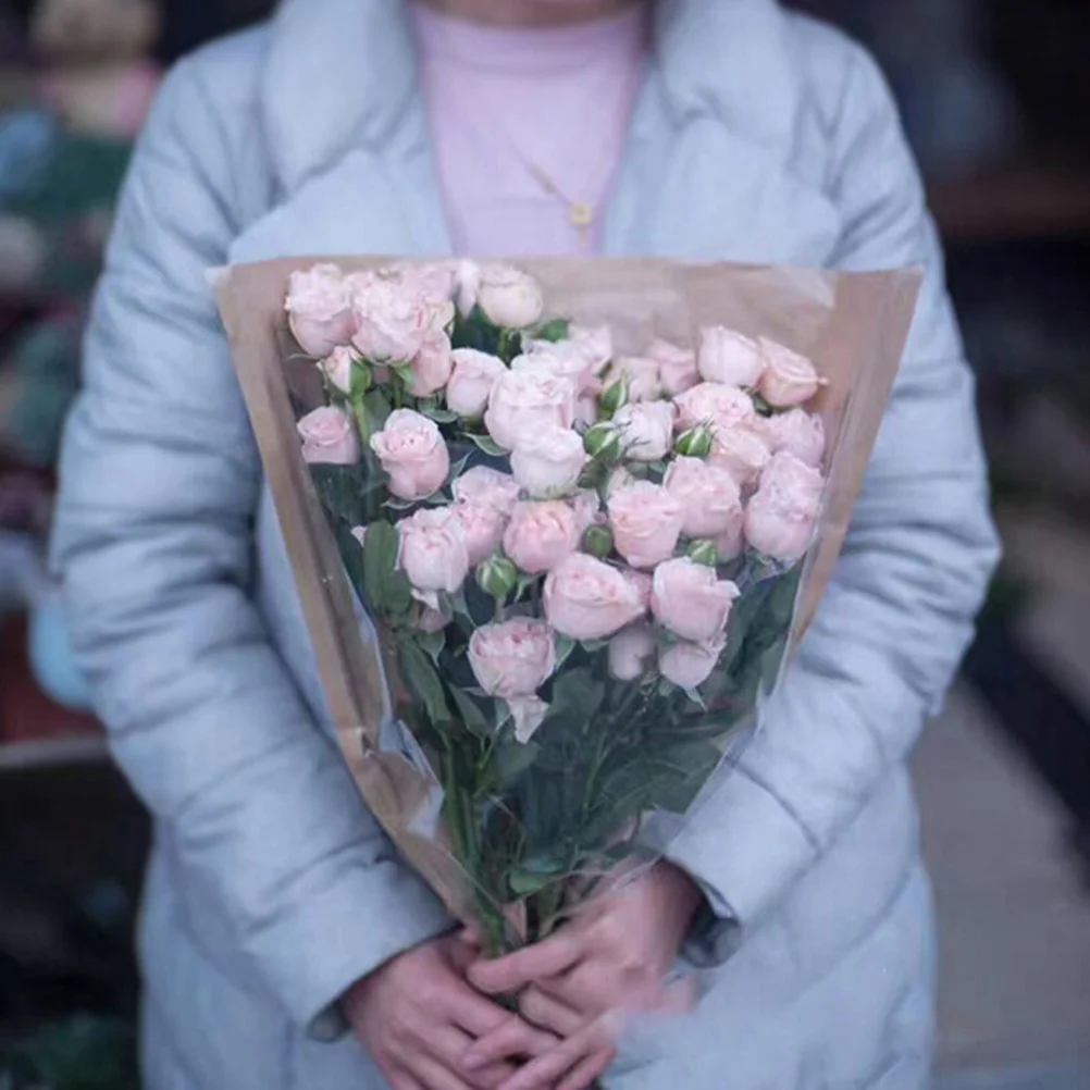 꽃 부케 가방, 종이 부케 슬리브, 꽃 포장지, 꽃 부케 선물 포장 용품