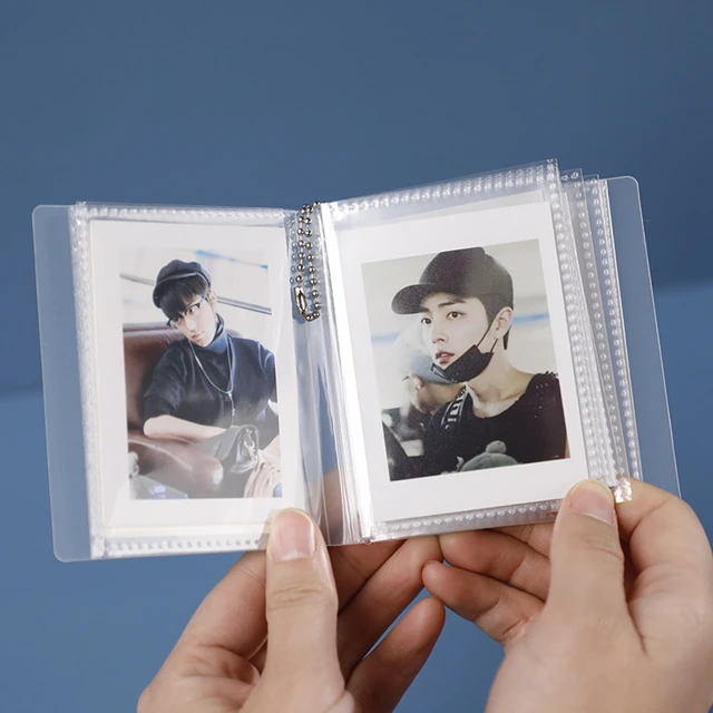 Album photo conviviale ré transparent avec porte-clés, petit porte