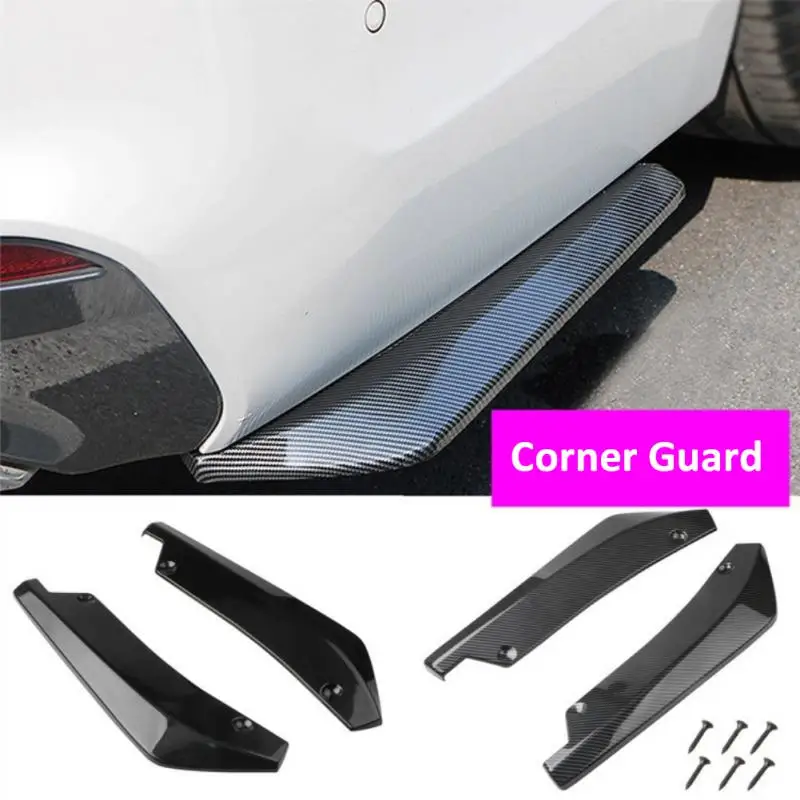 

Universal Car Front Rear Bumper Strip Lip Spoiler Diffuser Splitter Scratch Protector Carbon Fiber Winglets Side Skirt Extension