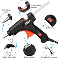 70W Hot Melt Glue Gun Mini Industrial Guns with 7mm Glue Sticks Heat Temperature Thermo Electric Repair Tool for DIY Crafts Arts 2