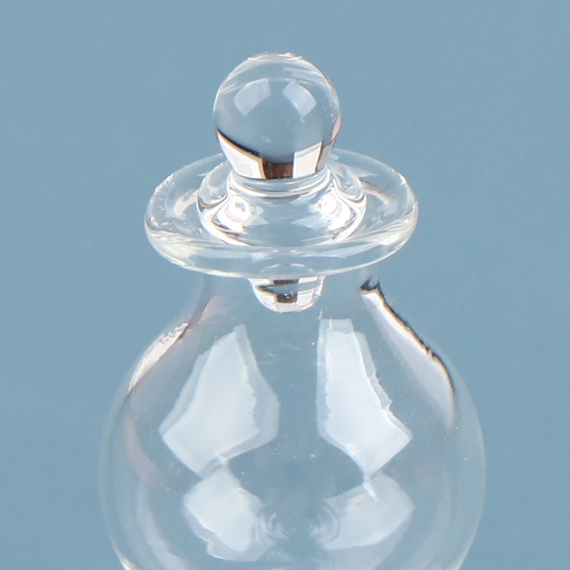 1Pc Miniature Glass Candy Jar Model 1/12 Scale Simulation Food Dessert Can for Dollhouse Decoration Toys Accessories