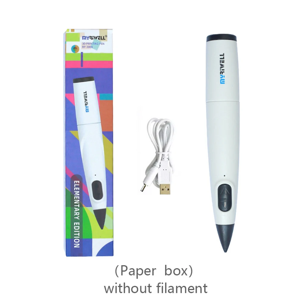 3D Pen Drawing DIY Three-dimensional Drawing Printing Pen Children's Art Pen  Educational Toys 20 Color