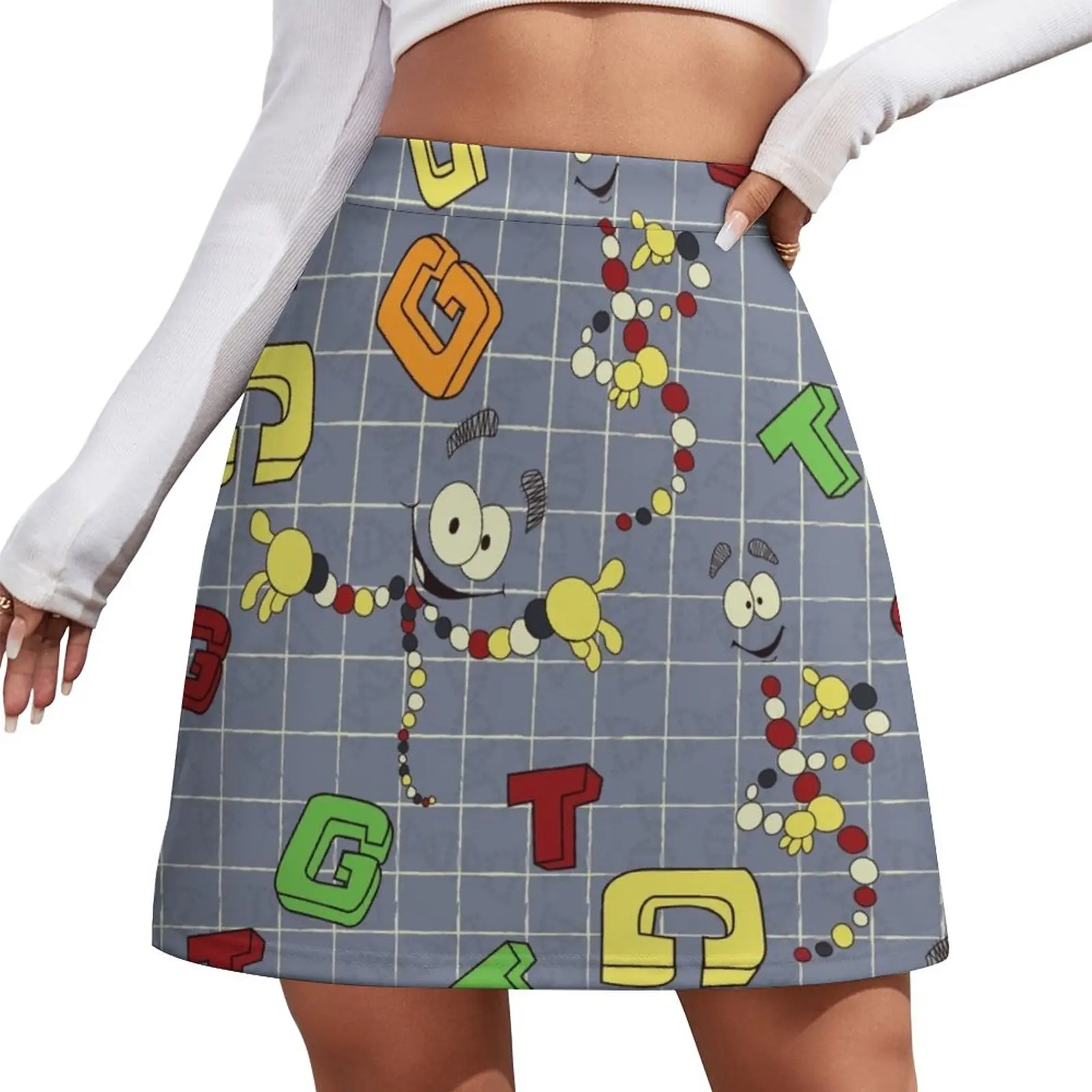 

Dino DNA Mini Skirt festival outfit women midi skirt for women skirt set shorts