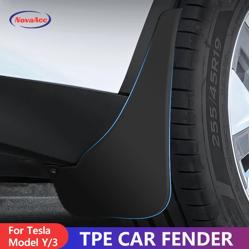 Tesla Fender Mud Flaps Mud Guards for Model Y to Model 3 to Highland car mud flaps