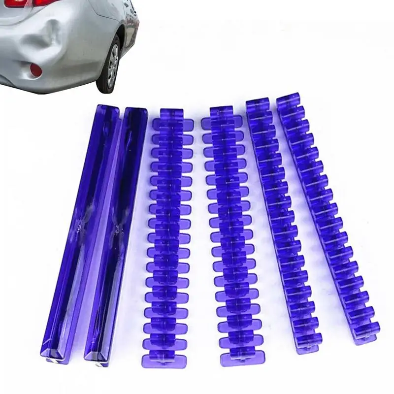 

Car Dent Repair Tool 6 Pieces Adhesive Purple Glue Tabs Auto Dent Removal Tools Automobile Body Dents Repair Pulling Kit