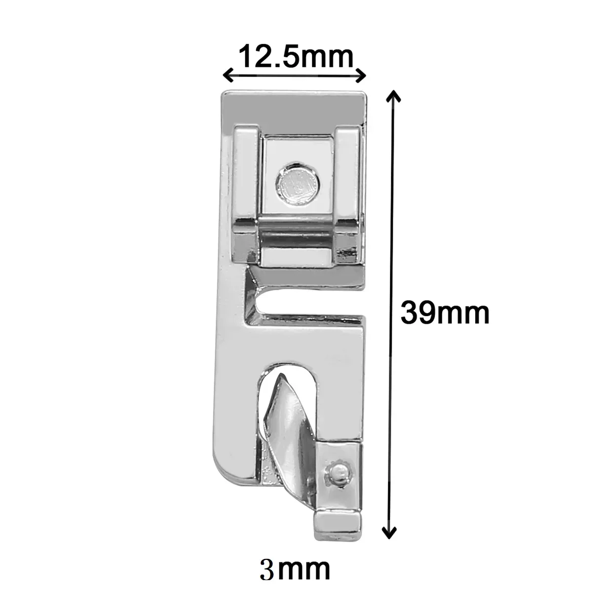 롤링 헴 프레서 풋 세트 3mm 4mm 6mm 좁은 헴핑 풋 재봉틀, 오버록, 가정용 공예 도구