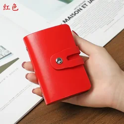 Premium Anti - Theft Large - Capacity Multi - Card Shielding Wallet (Red 26)