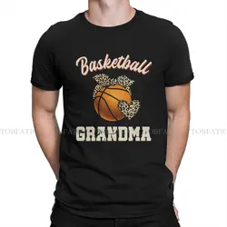 Basketball Player Sports Crewneck TShirts Grandma Leopard Mother's Day Print Men's T Shirt Funny Clothing Size S-6XL