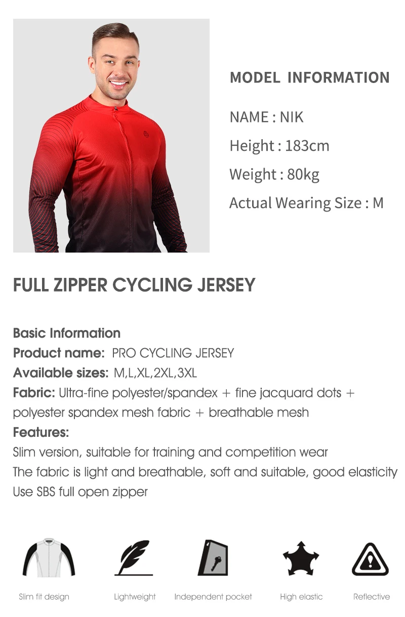 WEST RADFAHREN Herren Langarm Radfahren Jersey MTB Radfahren Kleidung Atmungsaktiv Fahrrad Maillot Ropa Ciclismo Sportwear Bike Kleidung – Detail 2