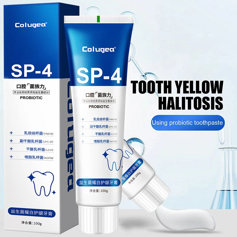 Probiotic Toothpaste Sp-4 Whitening Tooth Remove Plaque Stains Teeth Whitener Oral Hygiene Clean Fresh Breath Dental Tools