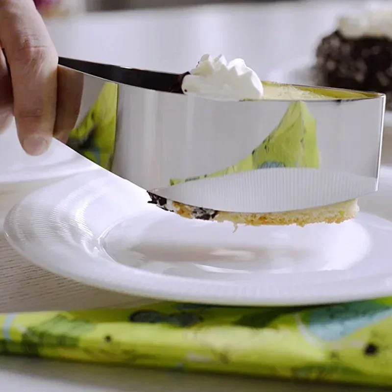 Cake Slicer Clip Birthday Cake Cutter Stainless Steel Pastries Pizza Divider Cake Cut Clip Accessories Home Party Kitchen Gadget