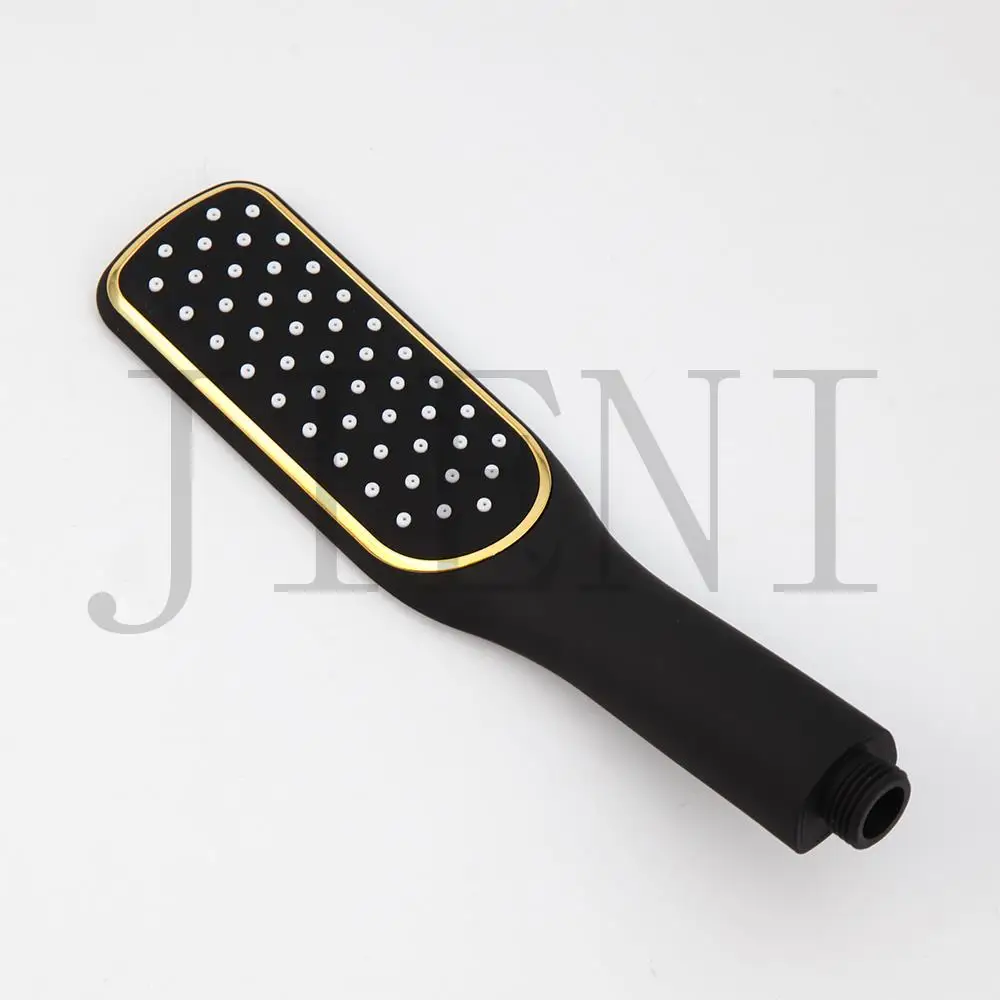 Description Picture 4 of itemJIENI 8 Inch Black Golden Bathroom Rainfall Shower Head System Bath & Shower Faucet Mixer Shower Set W/ Hand Spray Tap Set