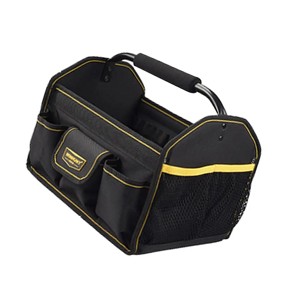 High Capacity Open-Top Thicken Oxford Hardware Tool Handbag Bag