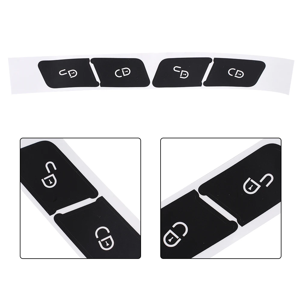 

Black Car Door Lock Switch Button Repair Sticker For Mercedes-Benz W204 C300 2007-2014 Direct Replacement Car Sticker 2023