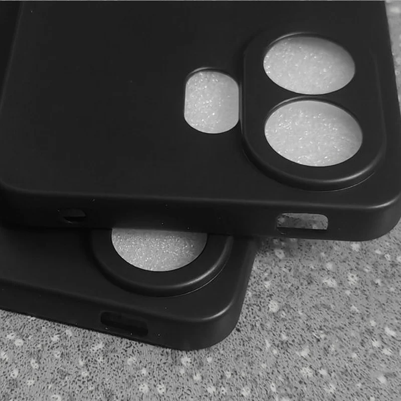 Black Matte Soft TPU Protective Case