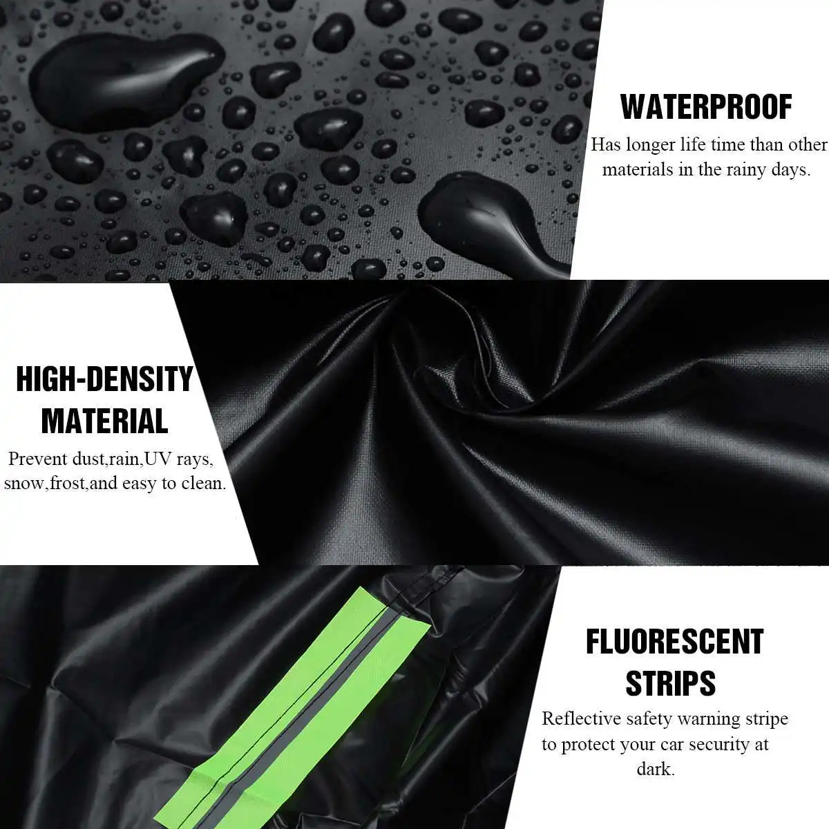 Universal 210D SUV Covers Size M/L/XL/XXL Indoor Outdoor Full Auot Cover Sun UV Snow Dust Resistant Protection Cover
