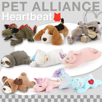 Halloween Themed Plush Dog Toys with Heartbeat Feature Educational Rich Birthday Gift for Dogs Behavioral Training Aid 1