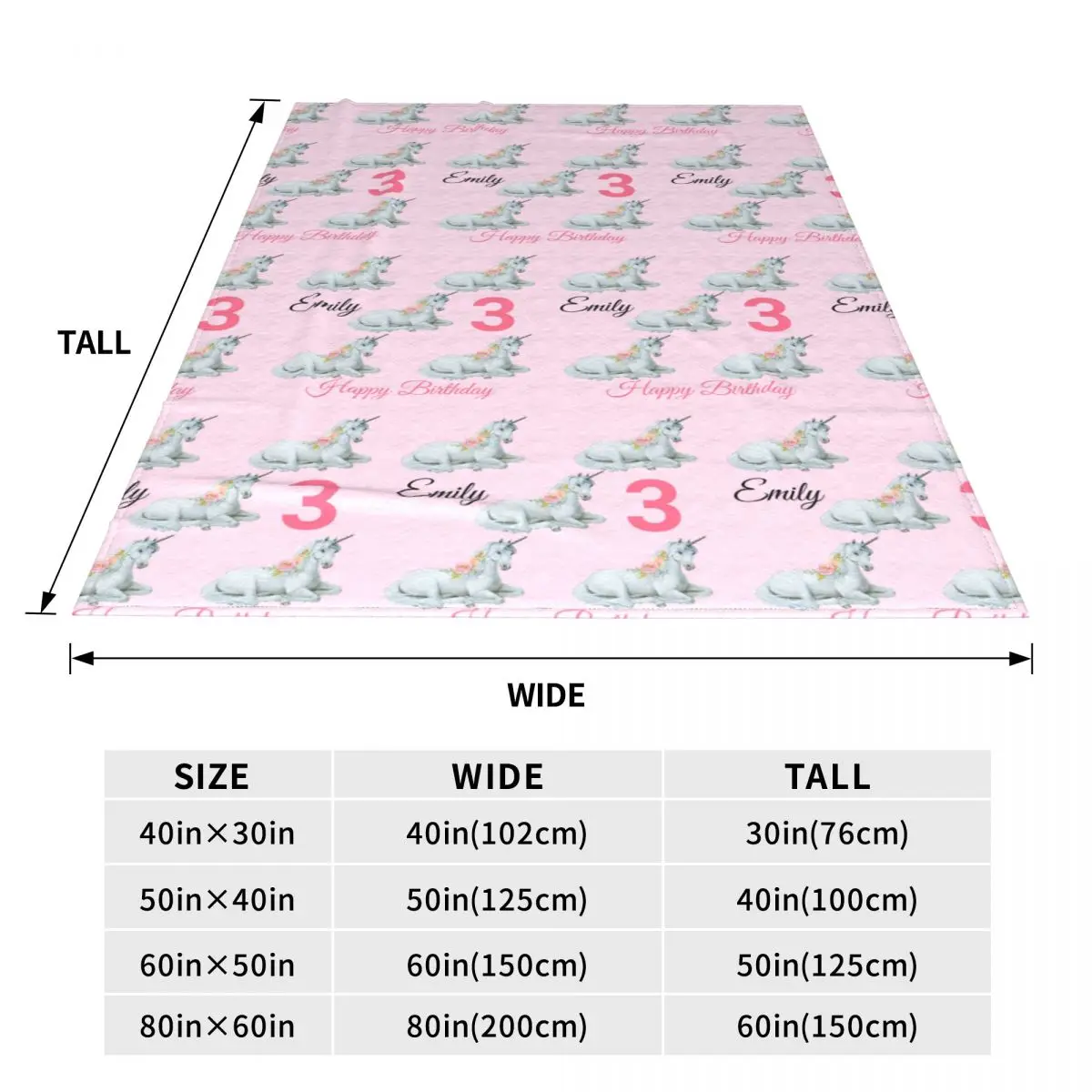 Pink Art Unicorn Blankets Fleece Summer Cute Animal Multifunction Super Soft Throw Blanket for Bedding Outdoor Rug P