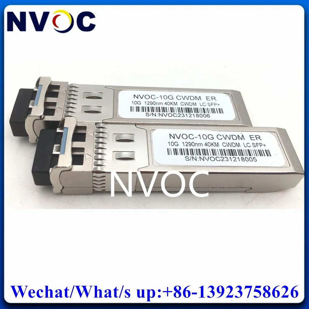 2 Pz 10Gbase Cwdm Sfp-10G-Er 40Km 1290Nm Duplex Dml Lc Modulo Ricetrasmettitore Per D-Link /Cisco/Mikrotik/Huawei/Hp/Broadcade Switch