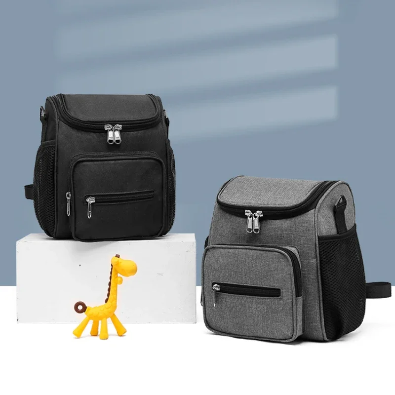 Mummy Large Capacity Bag Mom Baby Multi-Function Outdoor Travel Diaper Bags for Baby Care Travel Cup Holder Stroller Bag Fashion