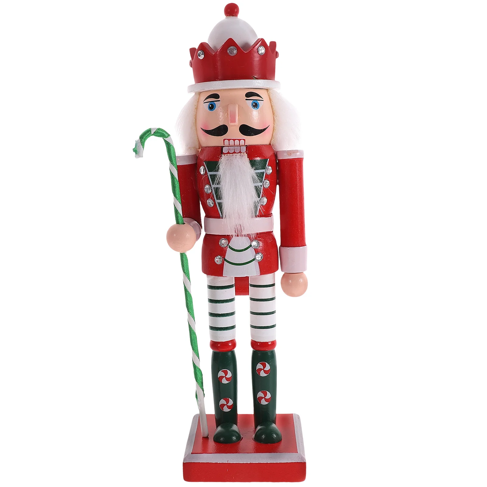 

Nutcracker Soldier Wood Ornaments Christmas Figures Nutcrackers Figurine Decor Xmas Party Unique Traditional Vintage Puppet