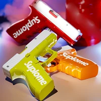 In summer, manually press the water gun to spray water with high pressure and long range, causing continuous water fights indoor 1