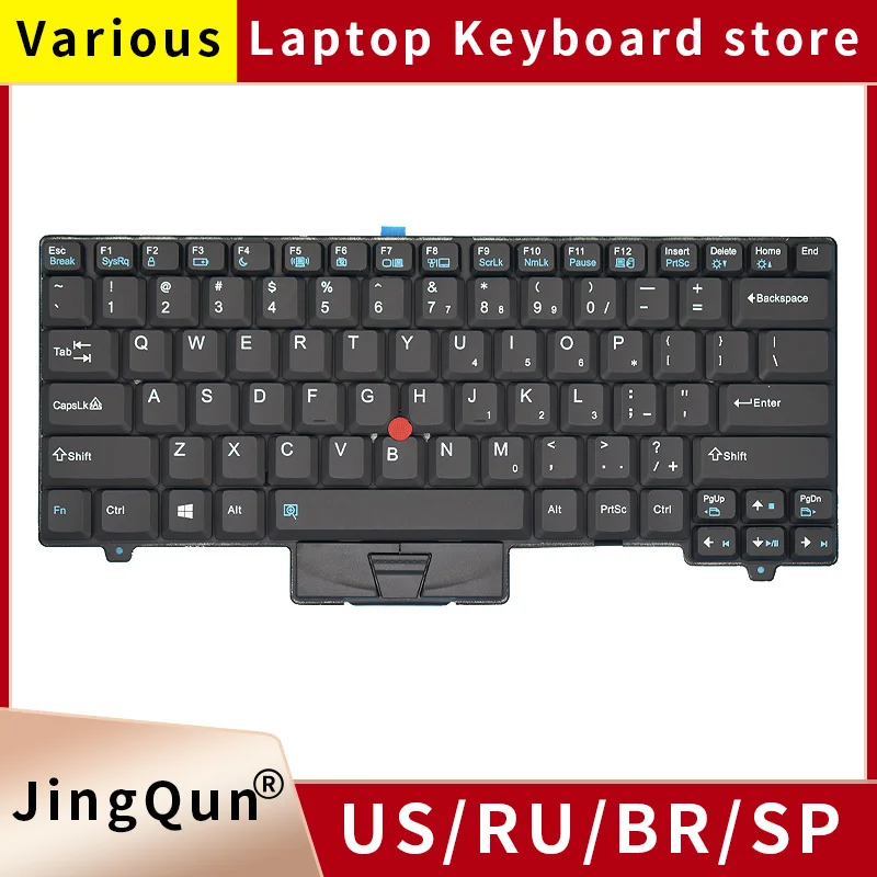 New Eua Teclado do Laptop Russa para Lenovo Ibm Thinkpad Sl410 Sl410k Sl510 Sl510k L410 L412 L420 L421 L520 L512 L510 L521