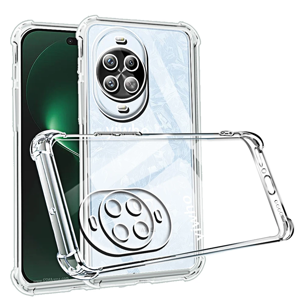 Ultra Clear Transparent Phone Case - Soft TPU Protective Back Cover with Camera Shield