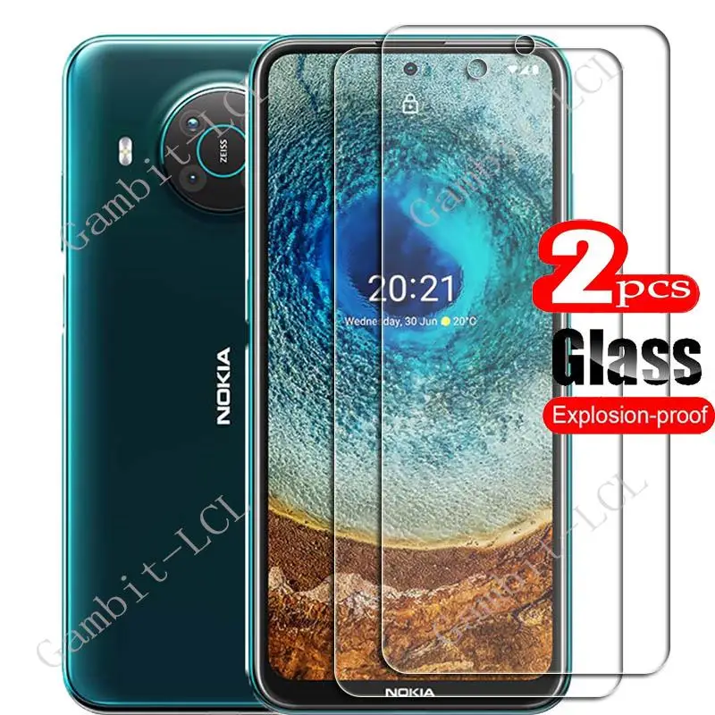 Custodia Per Nokia X10 / X20 – Cover Ultra Sottile In Fibra Di Carbonio E TPU – Protezione Anti-Urto – Blu Scuro