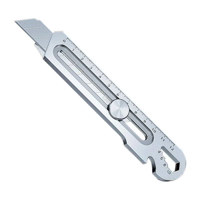 Multifunctional Pocket Utility Knife Stainless Steel Multitool knives 6 In 1 нож Couteau سكين Unboxing Cutter Office Stationery utility knife folding utility knife
