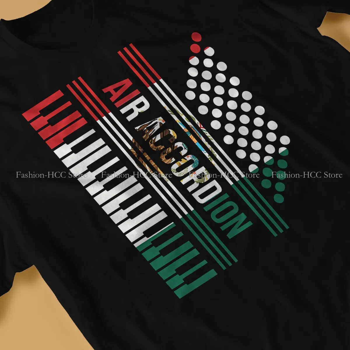 Mexican Flag Original TShirts Air Accordion Print Homme T Shirt New Trend 6XL