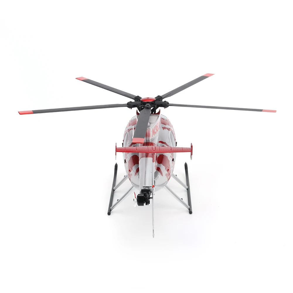 Eachine E220S MD500 2.4G 9채널 GPS 광학 흐름 위치 측정 TOF LiDAR 고도 유지 듀얼 브러시리스 모터 1:16 RC 헬리콥터 RTF