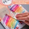 5 sheets of A4 A5 B5 textbook transparent cover Notebook cover Book cover Waterproof protective cover for student textbooks 3
