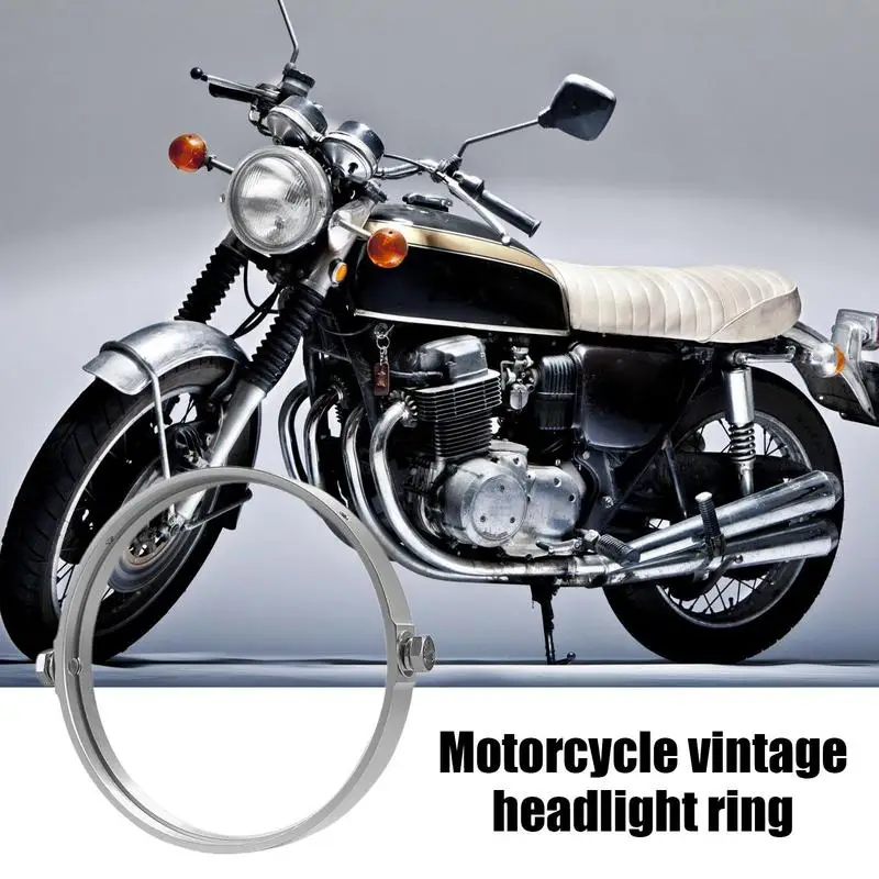 

Headlight Trim Rings 7inch Round Headlamp Bracket Portable Fishing Camping Outdoor Head Lamp Work Flashlight For Motorcycle