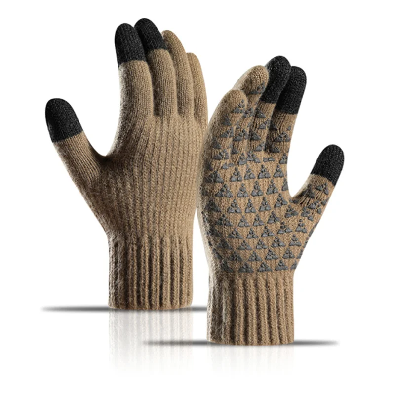 WinterWarmClothingGlovesadultthickenedjacquardknitCellPhone
