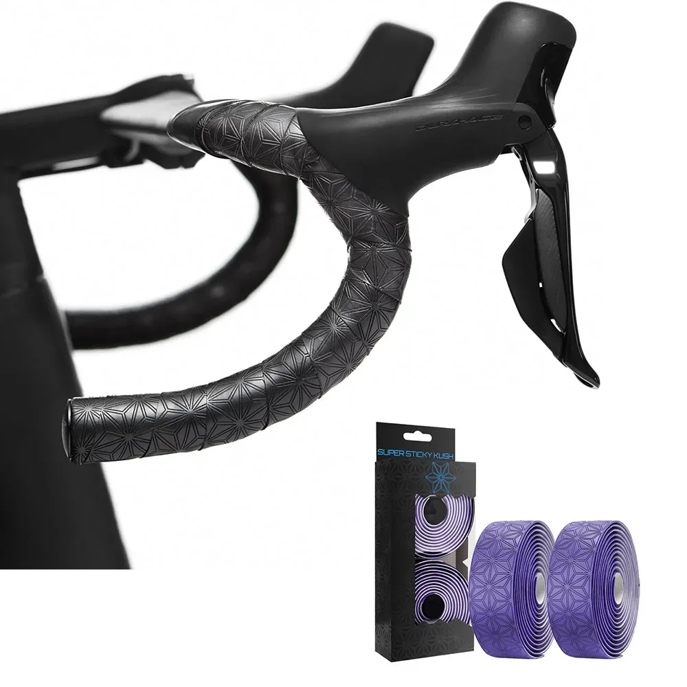 Road Bike Handlebar Bar Tape Anti-Slip Shock PU Anti-Vibration Wrap Cycling Bicycle Handlebar Durable