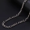 7mm Classic Men Women Curb Necklace Pure Titanium Hypoallergenic Link Chain Silver Color 22", 24" 3