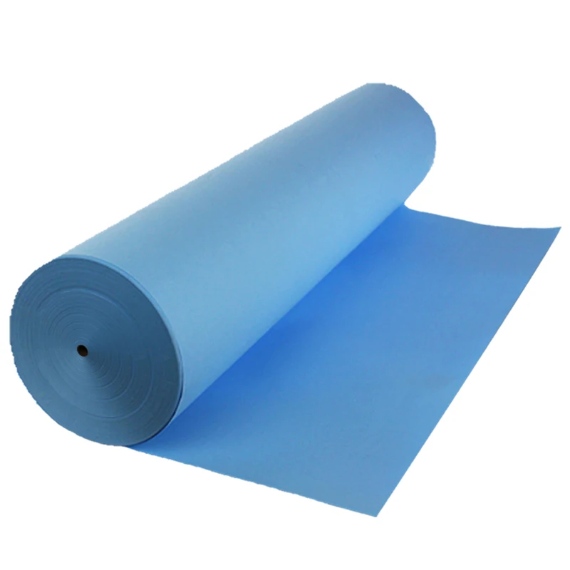 A1 청사진 용지 롤지 3인치 튜브 코어 양면 블루 80g 건설용지 620mm x 150m 디지털 레이저 프린터 용지