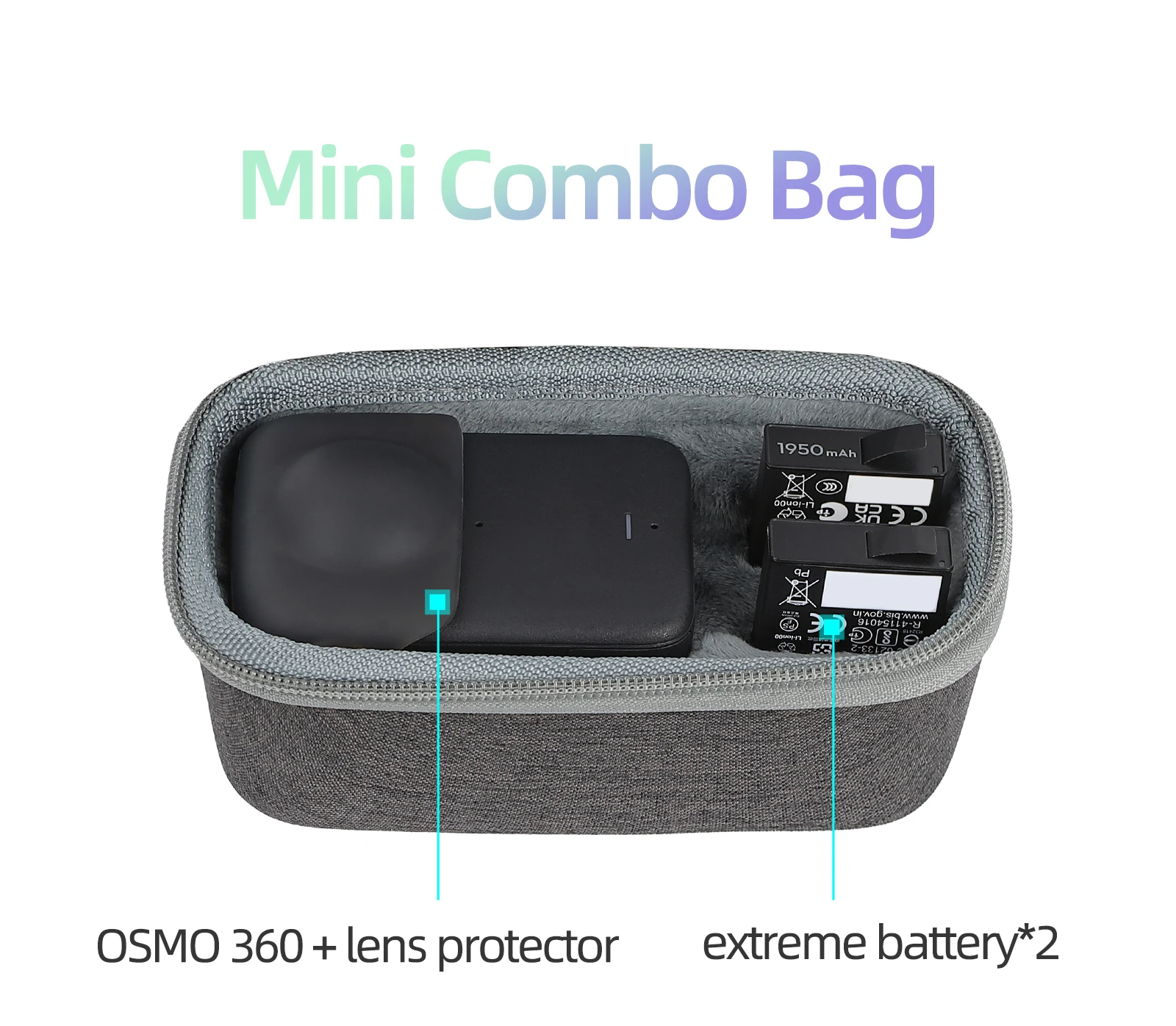 For DJI OSMO 360 Storage Bag Standard / Mini / Expansion Case Bags Scratch Resistant Portable Organizer Box Camera Accessories