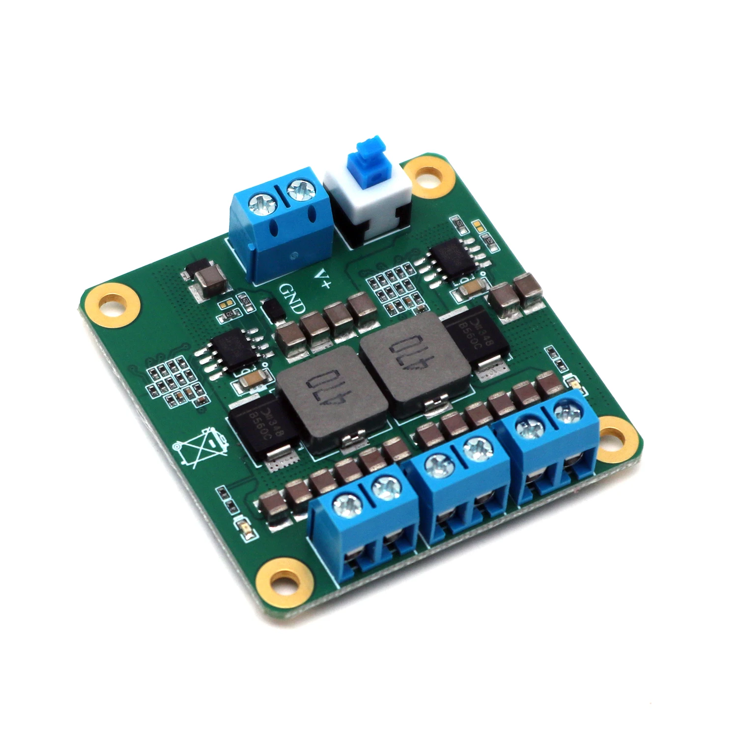 4A DC-DC Positiv-Negativ Dual-Stromversorgung 5-42V zu 5V 9V 12V 15V 18V Buck-Konverter Spannungsregler-Modul – Detail 4