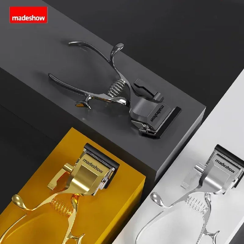 Hair Removal Haircutter,Manual hair clippers Professional Full Metal Body,Hand Hair Trimmer,Professional Tools for Barber 4