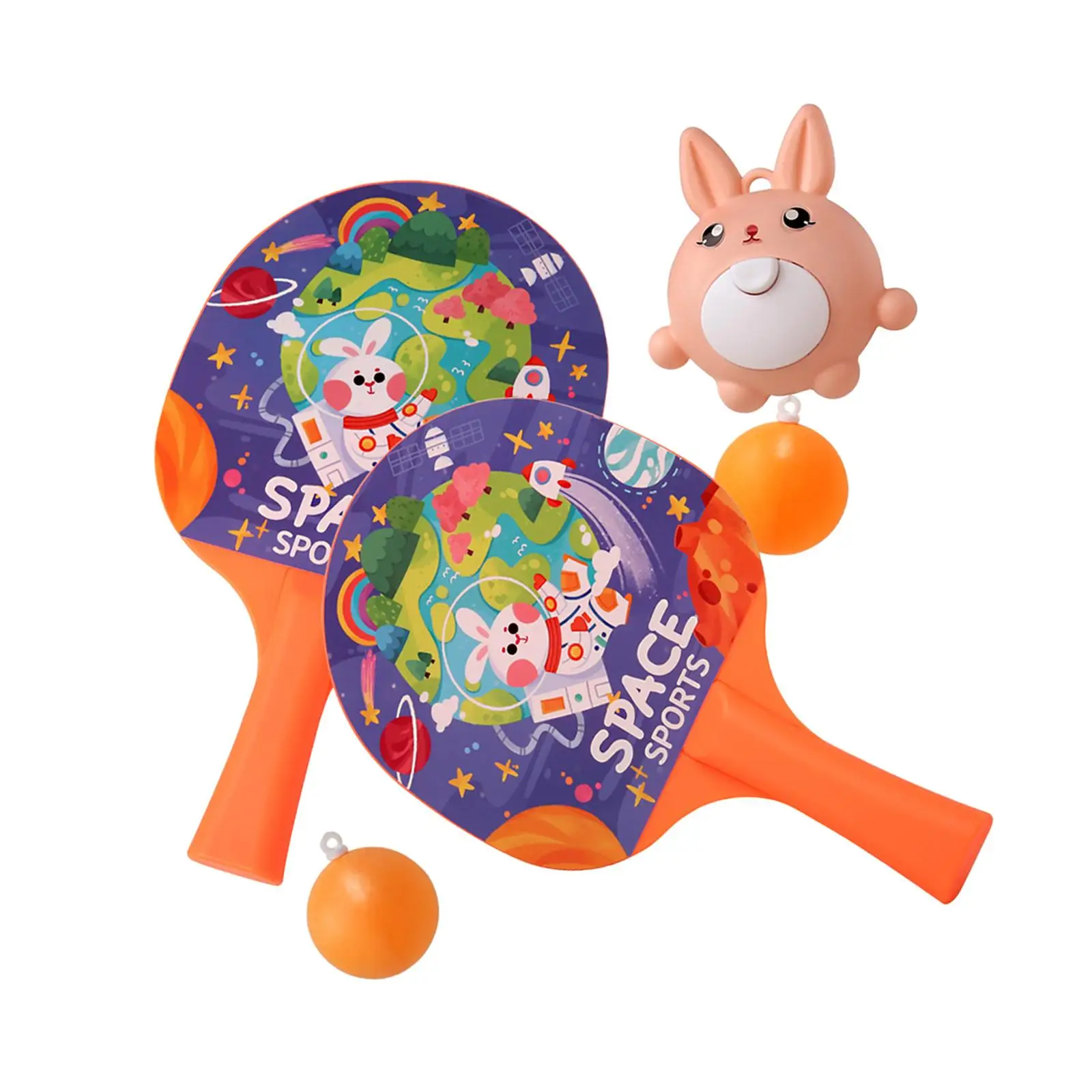 

Hanging Table Tennis Hanging Pingpong Balls Training Sparring Device PingPong Paddle Set for Adults Kids for Indoor Outdoor