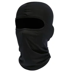 Men's Full Face Balaclava Ski Mask with Neck Coverage - Black - One Size (CS1-A)