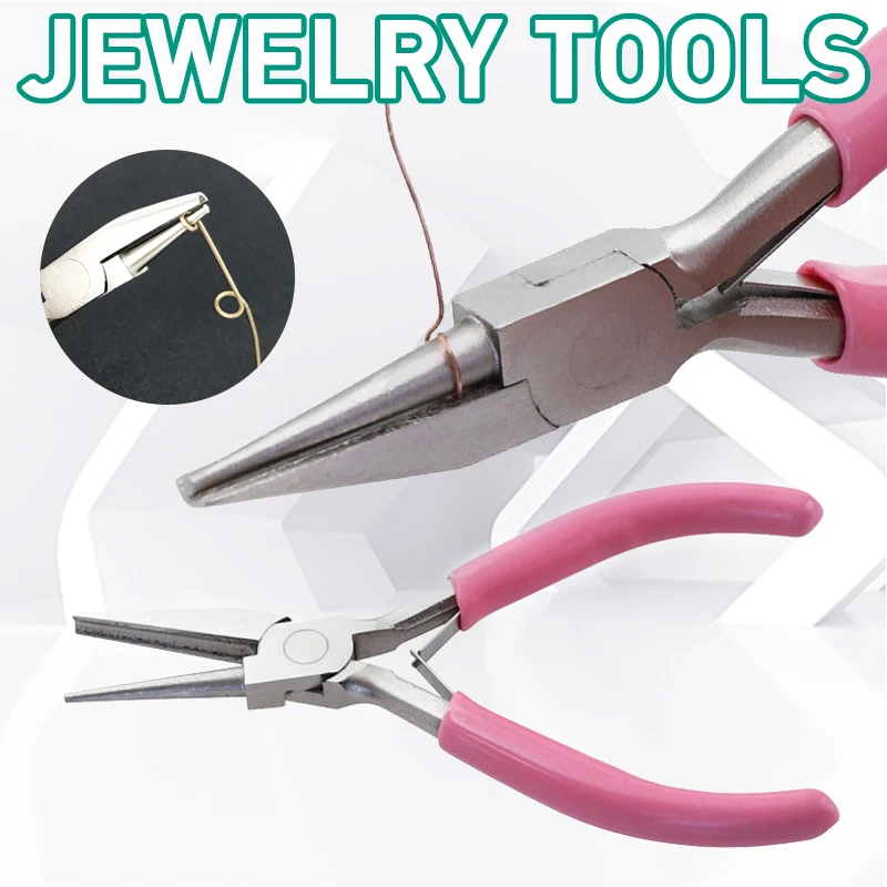 Pince à boucle de fil concave ronde, pince à bijoux de précision, outils de cintrage de fil, outils à main de bijoux, outil de bricolage, pince coupante