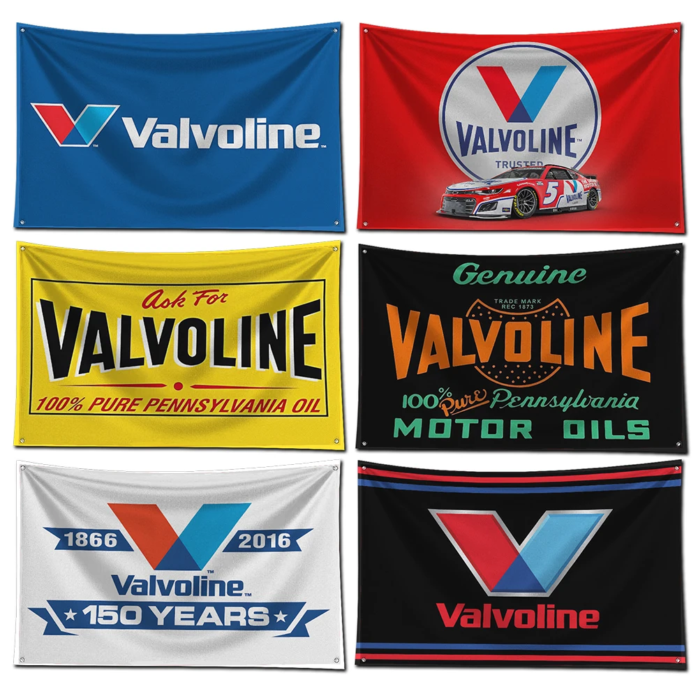3x5-Ft-V-Valvolines-Oil-Flag-Polyester-Digital-Printing-Banner-for ...
