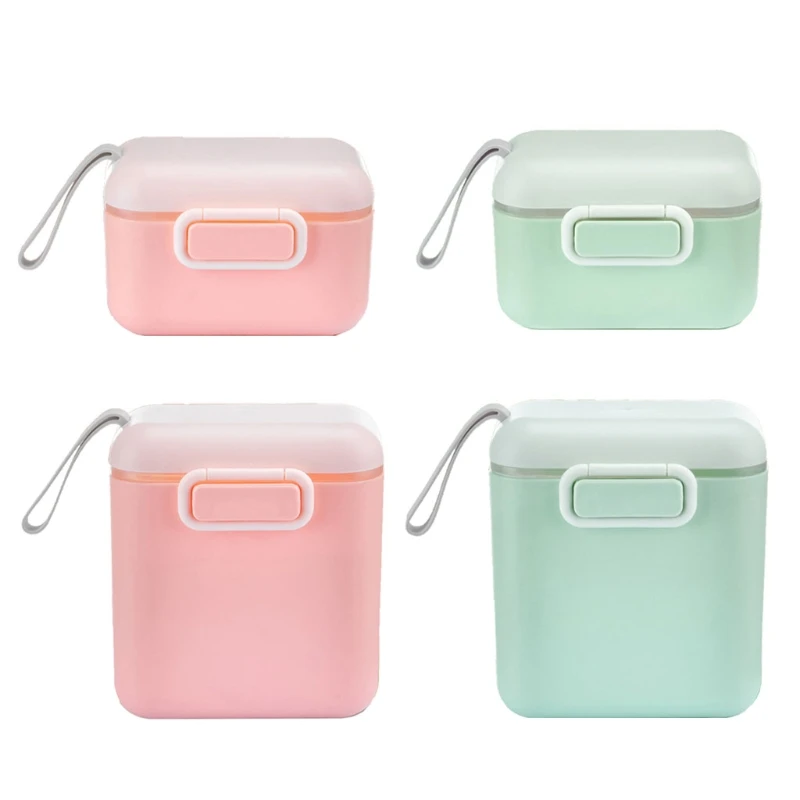 Baby Formula Dispenser Scoop 400ml/800ml Milk Powder Storage Box Infant Essential Cereal Toddle Snacks Container Baby milk powder storage box