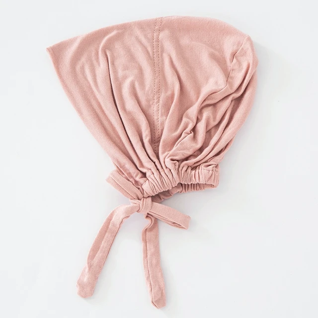 106574-7d9e9b.jpg 82 couleurs cravate dos sous-embouts mode femmes intérieur Hijab casquette musulmane Bonnet plaine islamique coton Spandex Jersey DEW sous-écharpe